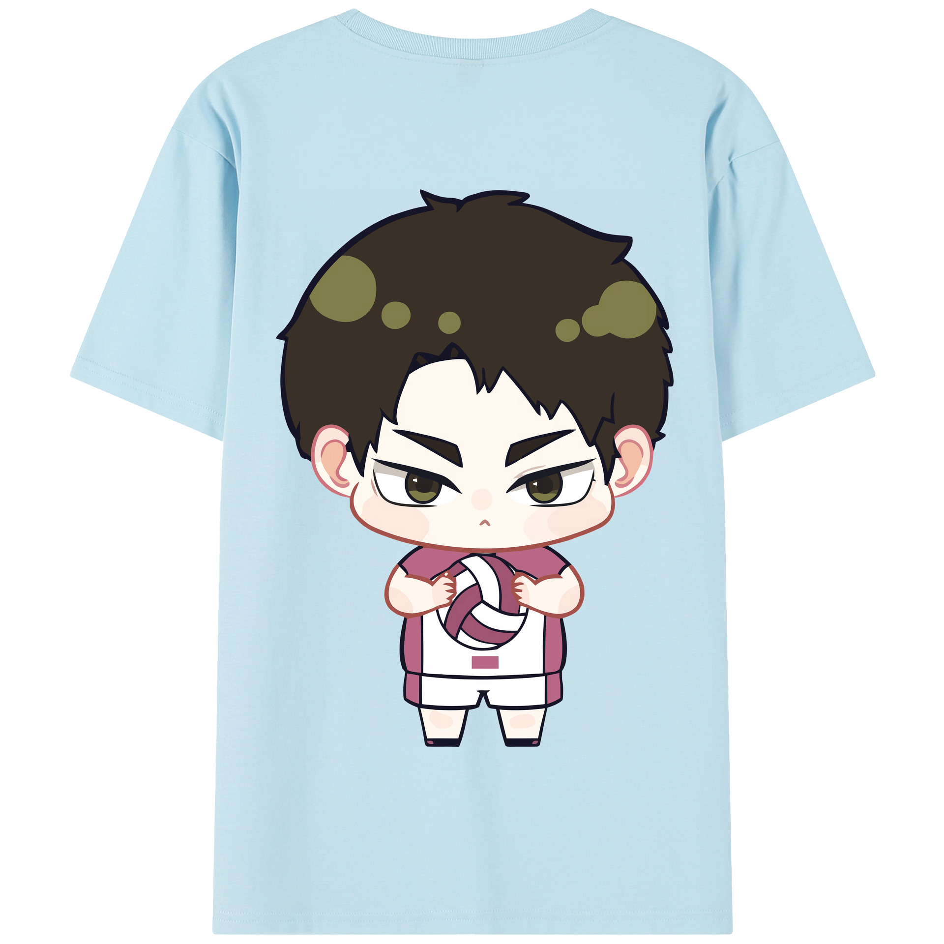 （画像用） ハイキュー!! Haikyu!! 綿100％半袖Tシャツ（背面プリント）